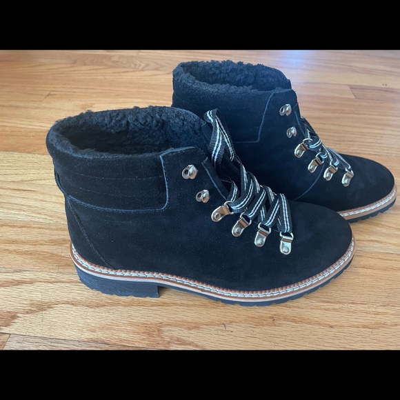 Anthropologie Silent D Rexi Hiker Boots in Black - Picture 7 of 8